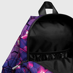 Детский рюкзак АБСТРАКЦИЯ СОТЫ, цвет: 3D-принт — фото 2