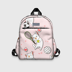Детский рюкзак Спортивные котики Мяу спорт Z, цвет: 3D-принт