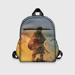 Детский рюкзак Винланд стоит на скале сага, цвет: 3D-принт