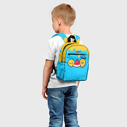 Детский рюкзак ЛИМОН АРБУЗ АНАНАС, цвет: 3D-принт — фото 2