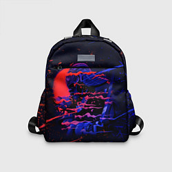 Детский рюкзак Neon Samurai Неоновый Самурай, цвет: 3D-принт