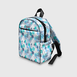 Детский рюкзак Зимние Снежные Узоры, цвет: 3D-принт — фото 2