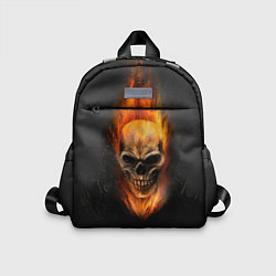 Детский рюкзак Призрак в огне, цвет: 3D-принт