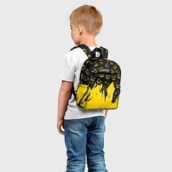 Детский рюкзак Тыквенные смайлы, цвет: 3D-принт — фото 2