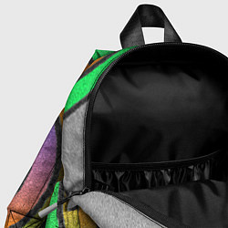 Детский рюкзак Маечная спираль мозаика, цвет: 3D-принт — фото 2