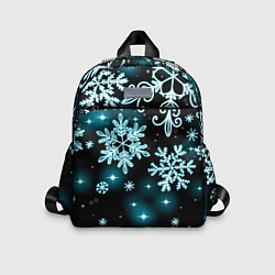 Детский рюкзак Космические снежинки, цвет: 3D-принт