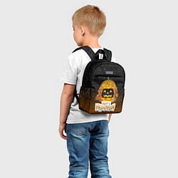 Детский рюкзак ТЫКВА КОСМОНАВТ SPACE HALLOWEEN, цвет: 3D-принт — фото 2