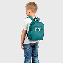 Детский рюкзак Игрок в кальмара 001, цвет: 3D-принт — фото 2