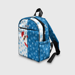 Детский рюкзак С Новым Годом дед мороз, цвет: 3D-принт — фото 2