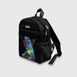 Детский рюкзак Динозавр ди-джей, цвет: 3D-принт — фото 2