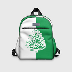Детский рюкзак Зелёная Ёлочка, цвет: 3D-принт