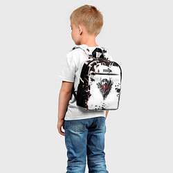 Детский рюкзак Берсерк черная маска, цвет: 3D-принт — фото 2
