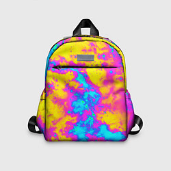 Детский рюкзак Яркая абстракция космических красок, цвет: 3D-принт