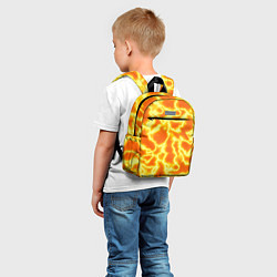Детский рюкзак Огненная вспышка, цвет: 3D-принт — фото 2