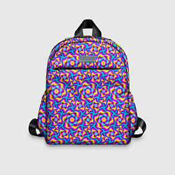 Детский рюкзак Красочный фон с цветами, цвет: 3D-принт