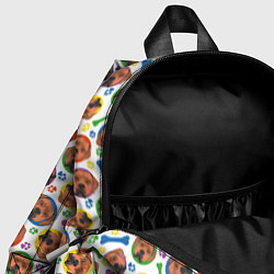 Детский рюкзак Родезийский Риджбек красочный дизайн, цвет: 3D-принт — фото 2