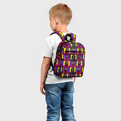 Детский рюкзак ИГРА В КАЛЬМАРА ОХРАНА ВЕДУЩИЙ, цвет: 3D-принт — фото 2