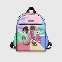 Детский рюкзак TOCA BOCA WORLD HEROES ТОКА БОКА, цвет: 3D-принт