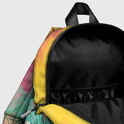 Детский рюкзак Радужная акварель, цвет: 3D-принт — фото 2