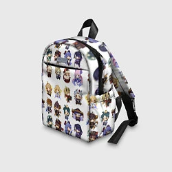 Детский рюкзак Все герои Геншин Импакта чиби паттерн, цвет: 3D-принт — фото 2