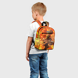 Детский рюкзак Doom ART спина, цвет: 3D-принт — фото 2