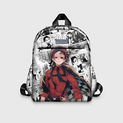 Детский рюкзак Танджиро Камадо на манге, цвет: 3D-принт