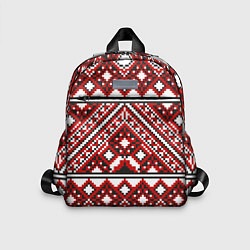 Детский рюкзак Русский узор, геометрическая вышивка