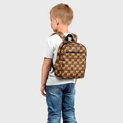 Детский рюкзак Бантики паттерн, цвет: 3D-принт — фото 2