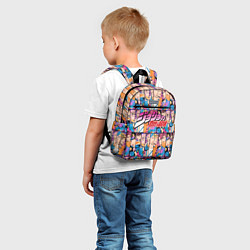 Детский рюкзак JOJOS BIZARRE ADVENTURE HEROES ЦВЕТНОЙ, цвет: 3D-принт — фото 2
