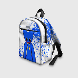 Детский рюкзак POPPY PLAYTIME BLUE ИГРА ПОППИ ПЛЕЙТАЙМ ХАГГИ ВАГГ, цвет: 3D-принт — фото 2