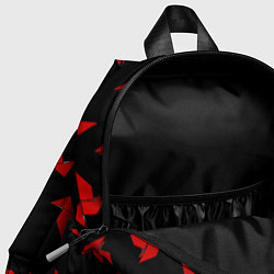 Детский рюкзак БУМАЖНЫЙ ДОМ ПАТТЕРН ОРИГАМИ ПРОФЕССОР, цвет: 3D-принт — фото 2