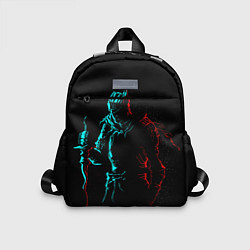 Детский рюкзак Dark Souls NEON Силуэт, цвет: 3D-принт