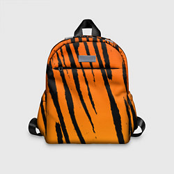 Детский рюкзак Шкура тигра диагональ, цвет: 3D-принт