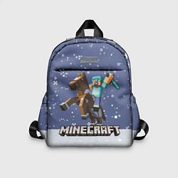 Детский рюкзак Майнкрафт Зима, цвет: 3D-принт