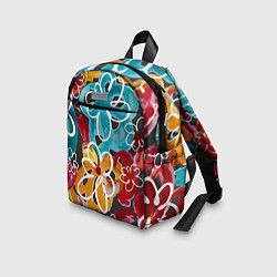 Детский рюкзак Цветочный фейерверк, цвет: 3D-принт — фото 2
