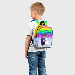 Детский рюкзак Луна и Артемис под радугой, цвет: 3D-принт — фото 2