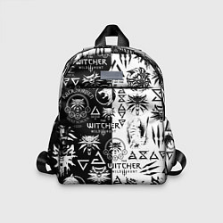 Детский рюкзак THE WITCHER LOGOOMBING ВЕДЬМАК ПАТТЕРН, цвет: 3D-принт