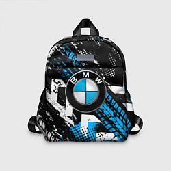 Детский рюкзак Следы от шин BMW, цвет: 3D-принт