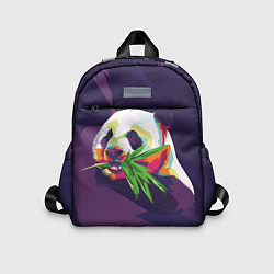 Детский рюкзак Панда с бамбуком, цвет: 3D-принт