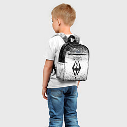 Детский рюкзак The Elder Scrolls штрихи, цвет: 3D-принт — фото 2