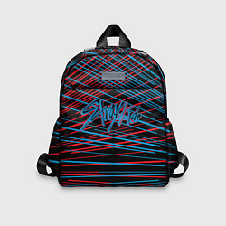 Детский рюкзак Stray kids, K-pop, полоски, цвет: 3D-принт