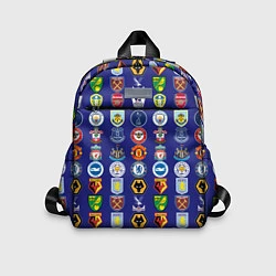 Детский рюкзак Футбольные клубы Английской Премьер Лиги, цвет: 3D-принт