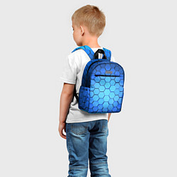 Детский рюкзак Неоновые 3D ПЛИТЫ, цвет: 3D-принт — фото 2