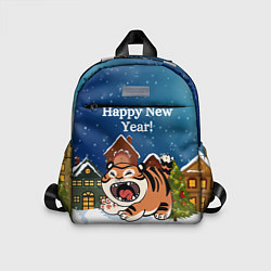 Детский рюкзак Рычащий тигренок 2022, цвет: 3D-принт