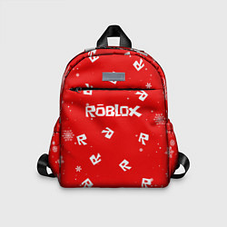 Детский рюкзак НОВОГОДНИЙ СВИТЕР ROBLOX РОБЛОКС НОВЫЙ ГОД 2022, цвет: 3D-принт
