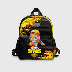 Детский рюкзак BRAWL STARS MAX НЕОНОВЫЕ ШТРИХИ, цвет: 3D-принт