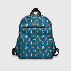 Детский рюкзак Тигрята на темном фоне, цвет: 3D-принт