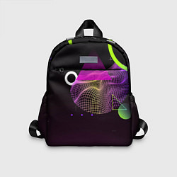 Детский рюкзак Яркая геометрия, цвет: 3D-принт