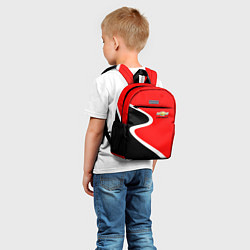 Детский рюкзак Chevrolet Логотип, цвет: 3D-принт — фото 2
