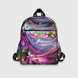 Детский рюкзак Новогодний конфетти, цвет: 3D-принт